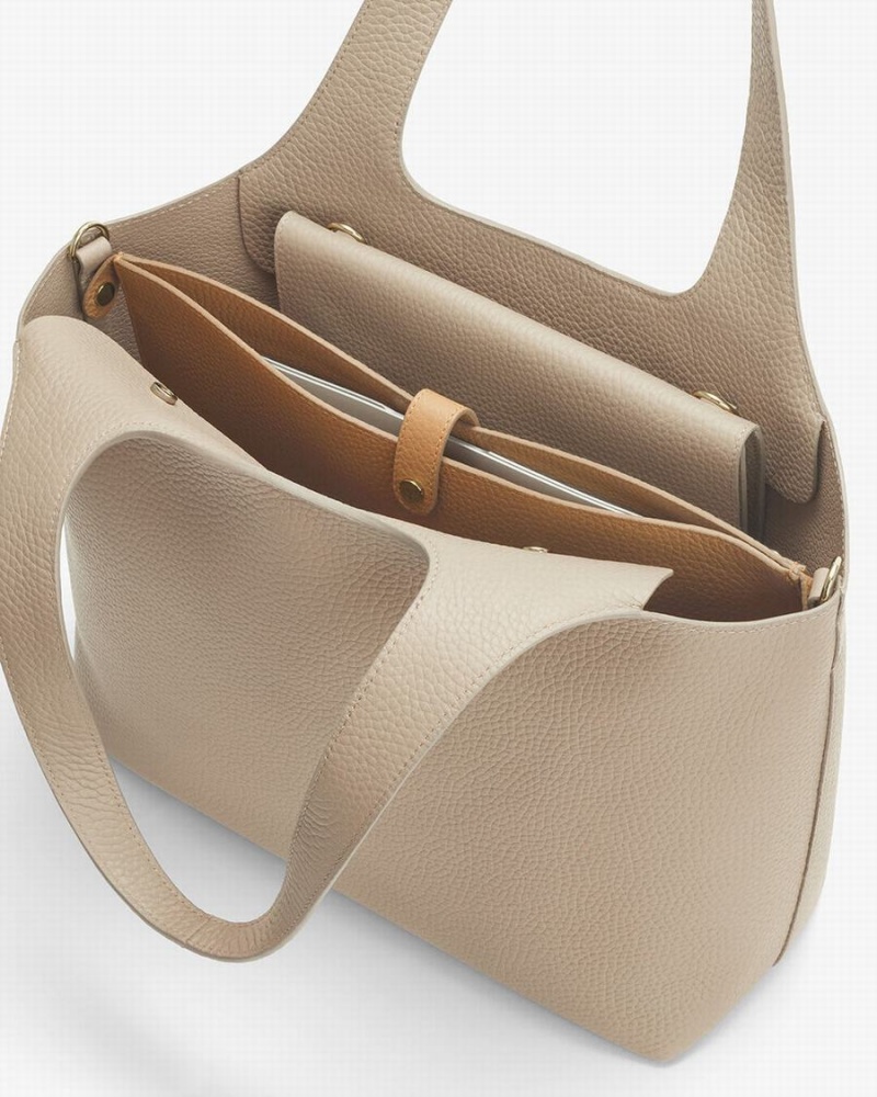 Bolsas Para Portatil Cuyana System Mujer Amarillo Marrones | JZW9384ZW