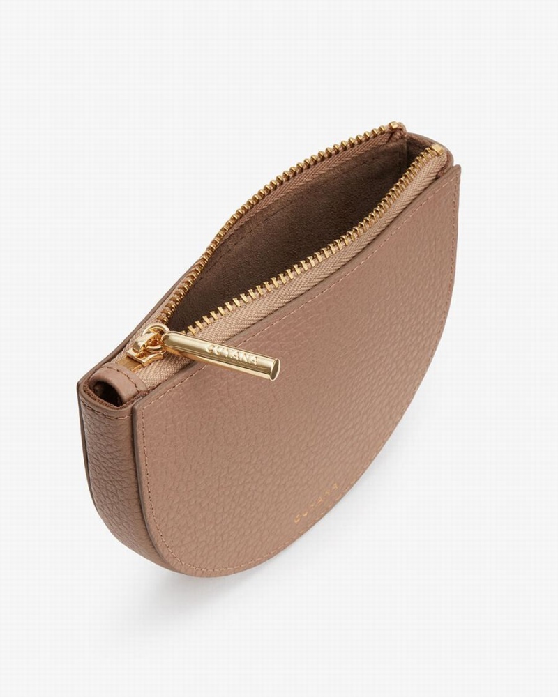 Bolso Pequeño Cuyana Half Moon Mujer Kaki | DVJ7878IH