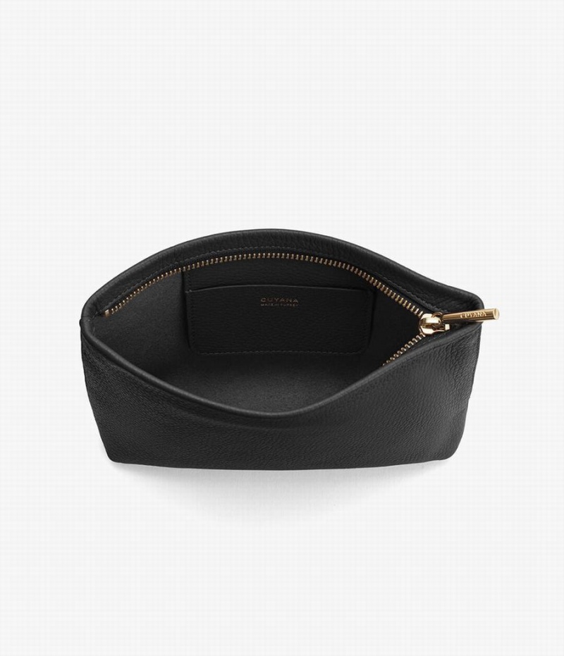 Bolso Pequeño Cuyana Mini Cremallera Mujer Negras | RYV3245IT