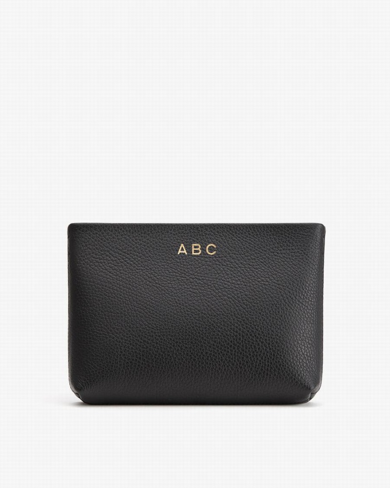 Bolso Pequeño Cuyana Mini Cremallera Mujer Negras | RYV3245IT