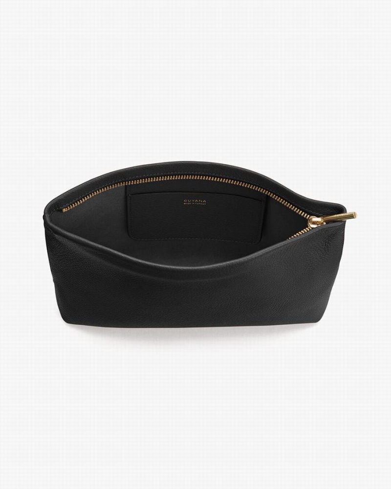 Bolso Pequeño Cuyana Small Cremallera Mujer Negras | DZH3435QL