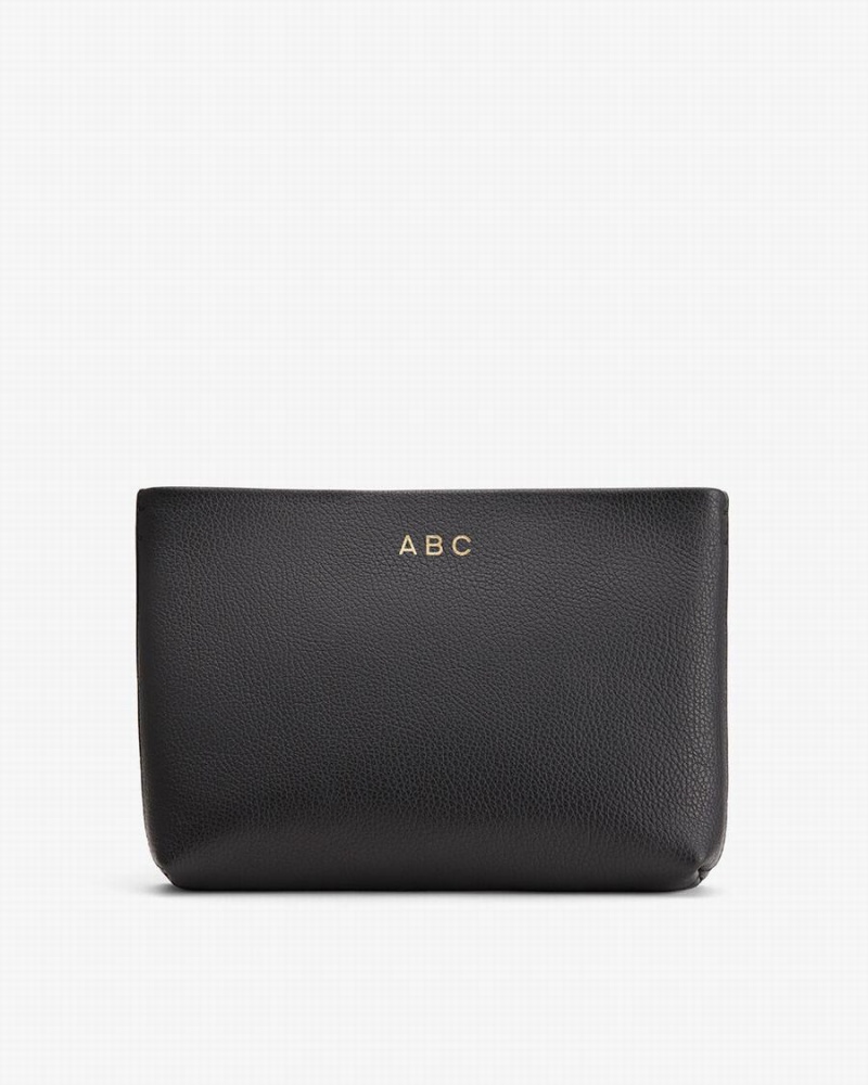 Bolso Pequeño Cuyana Small Cremallera Mujer Negras | DZH3435QL