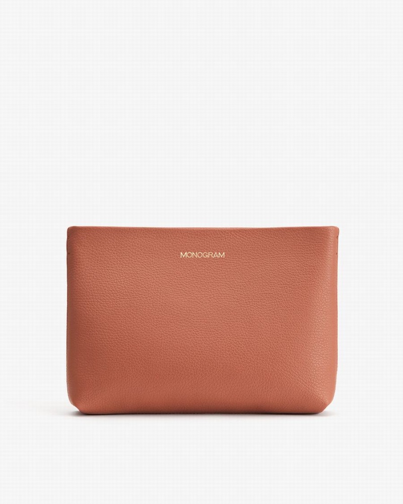 Bolso Pequeño Cuyana Small Cremallera Mujer Rojas Marrones | YBN8994XO