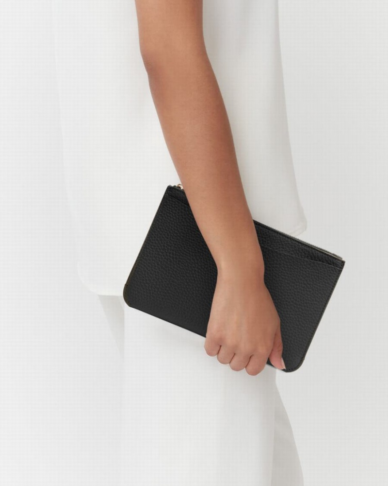 Bolso Pequeño Cuyana System Cremallera Mujer Negras | UDW4698KA