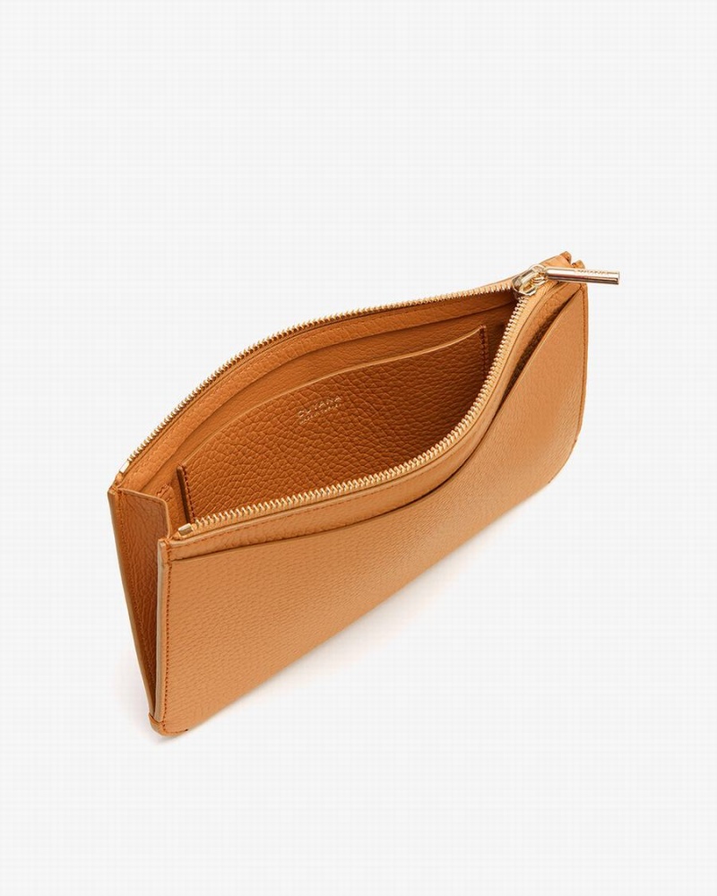 Bolso Pequeño Cuyana System Cremallera Mujer Amarillo | NIU9444ZA