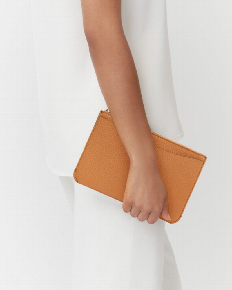 Bolso Pequeño Cuyana System Cremallera Mujer Amarillo | NIU9444ZA