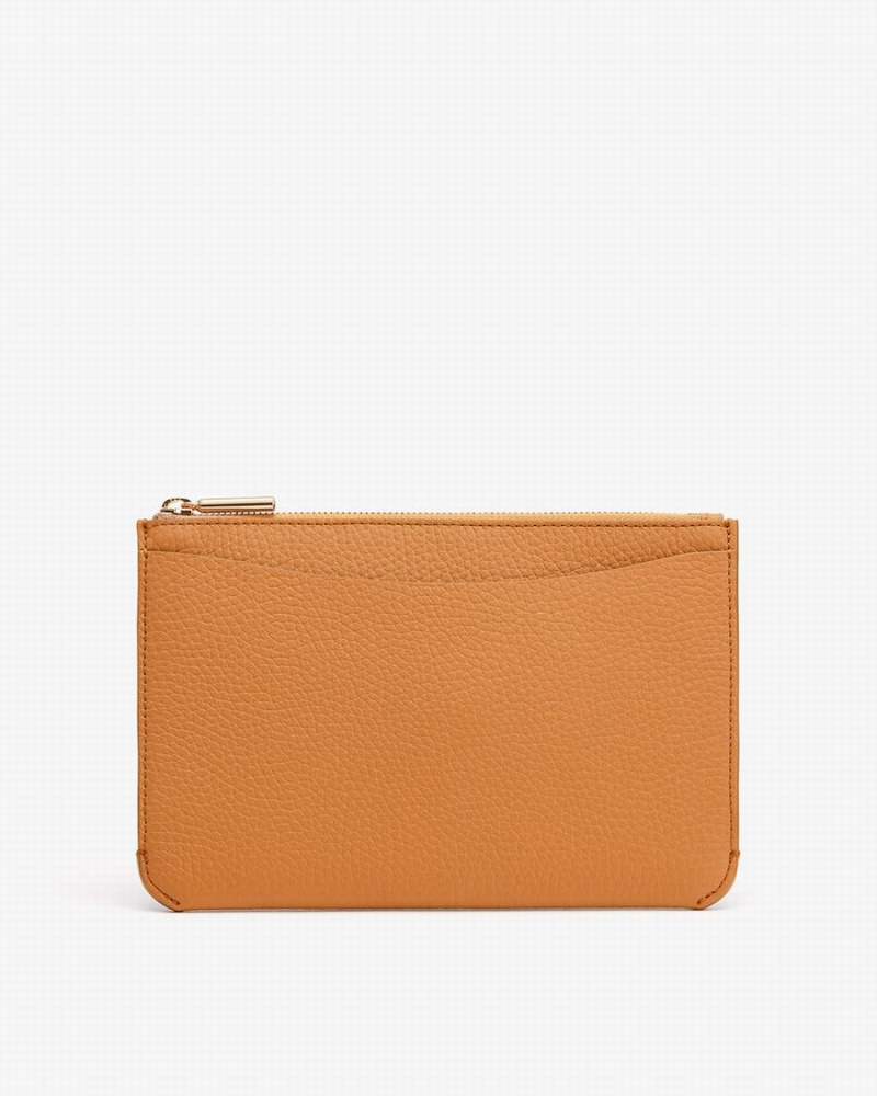 Bolso Pequeño Cuyana System Cremallera Mujer Amarillo | NIU9444ZA