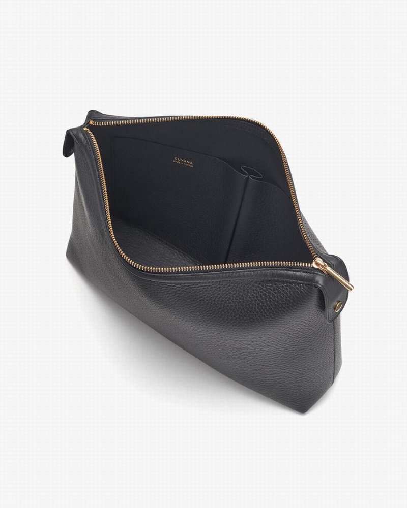 Bolso Pequeño Cuyana System Insert Mujer Negras | WOV536MN