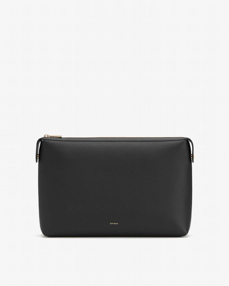 Bolso Pequeño Cuyana System Insert Mujer Negras | WOV536MN