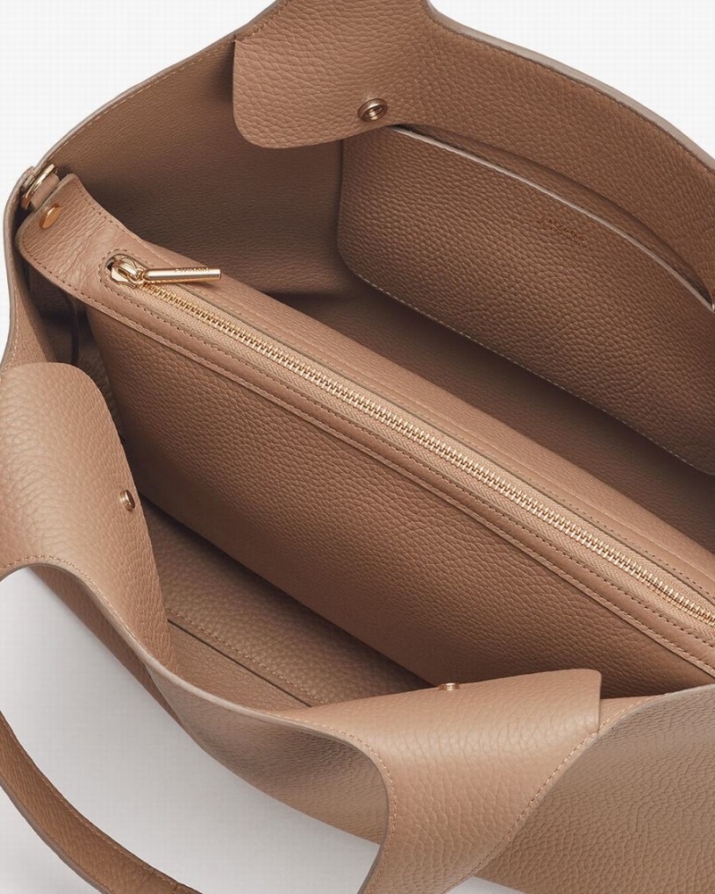 Bolso Pequeño Cuyana System Insert Mujer Kaki | TBP5777YT