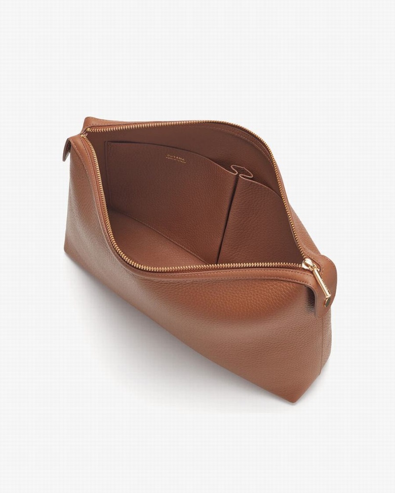 Bolso Pequeño Cuyana System Insert Mujer Marrones | ETB6571TD