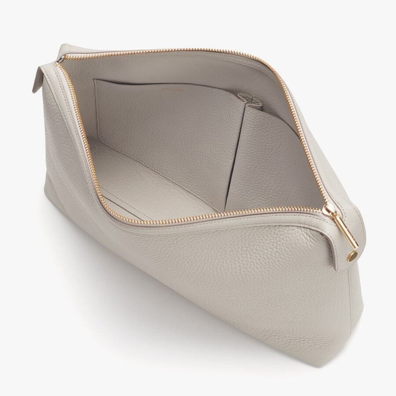 Bolso Pequeño Cuyana System Insert Mujer Gris Claro | YPX111ZJ