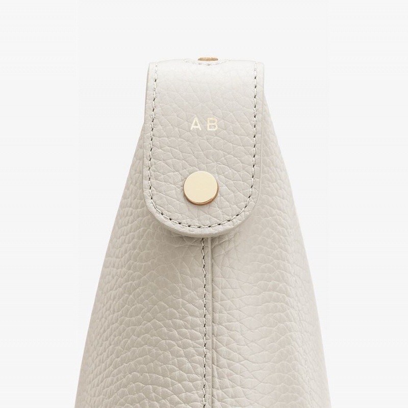 Bolso Pequeño Cuyana System Insert Mujer Gris Claro | YPX111ZJ