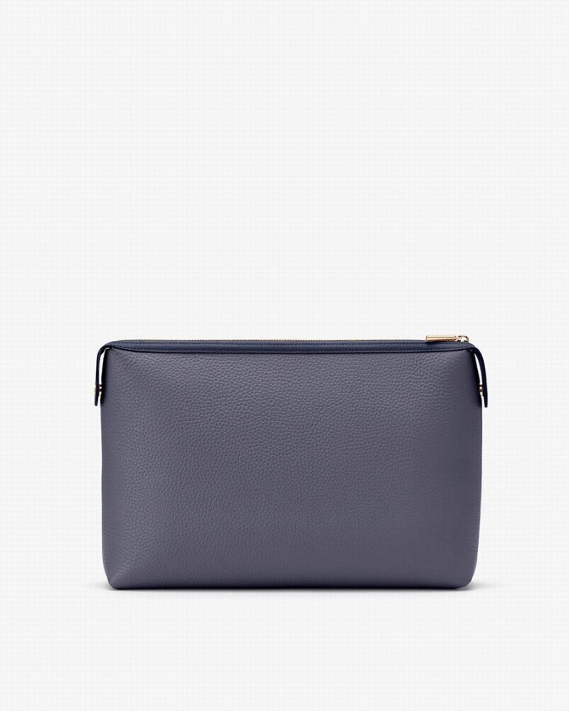 Bolso Pequeño Cuyana System Insert Mujer Azul Marino | UYS1378LF