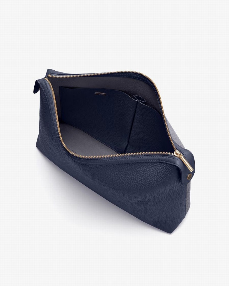 Bolso Pequeño Cuyana System Insert Mujer Azul Marino | UYS1378LF