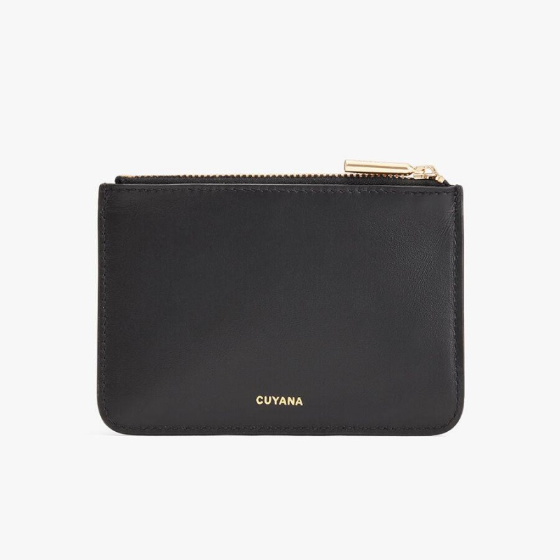 Bolso Pequeño Cuyana Zero Waste Slim Cuero Mujer Negras | YLP3425UH