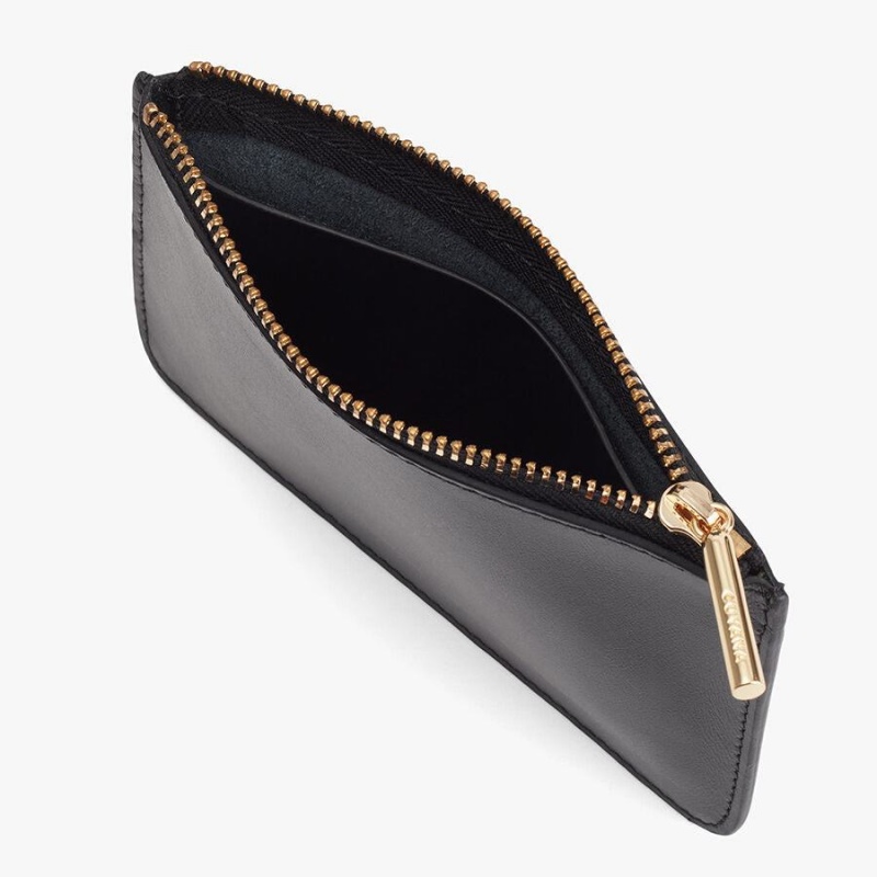 Bolso Pequeño Cuyana Zero Waste Slim Cuero Mujer Negras | YLP3425UH