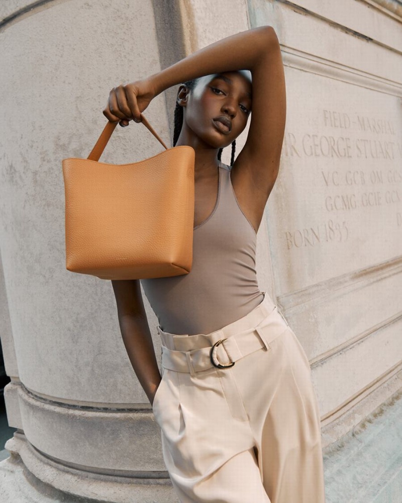 Bolso Saco Cuyana Linea Mujer Amarillo | DGB859JE