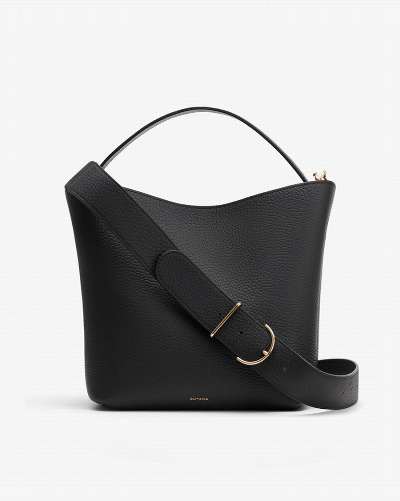 Bolso Saco Cuyana Linea Mujer Negras | QEQ9190VU