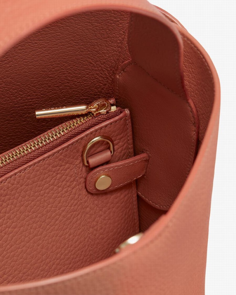 Bolso Saco Cuyana Linea Mujer Rojas Marrones | CBJ9485GU