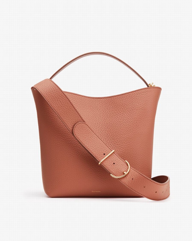 Bolso Saco Cuyana Linea Mujer Rojas Marrones | CBJ9485GU
