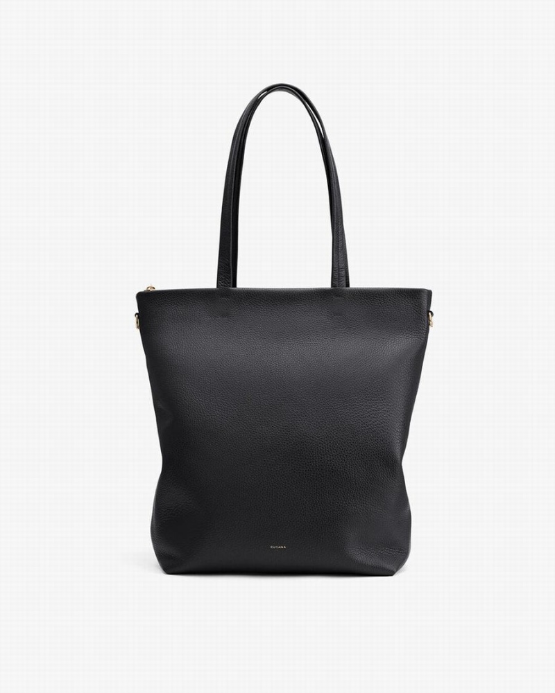 Bolso Tote Cuyana Altas Easy Cremallera Mujer Negras | ATV4254FF