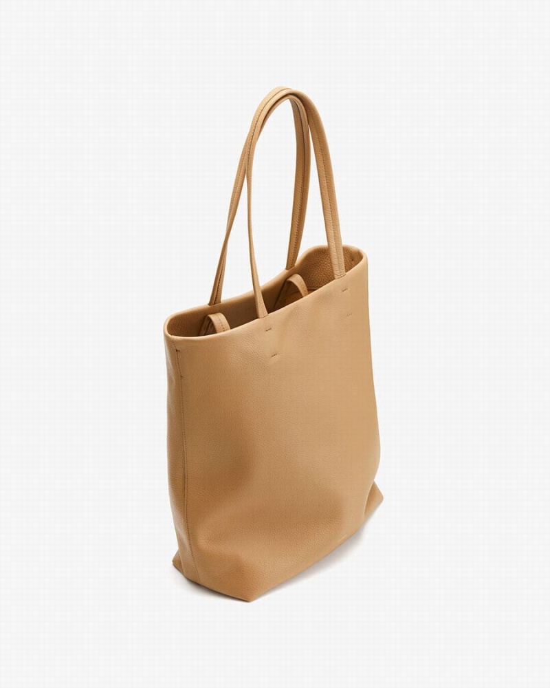 Bolso Tote Cuyana Altas Easy Mujer Amarillo Marrones | XMX6477PD