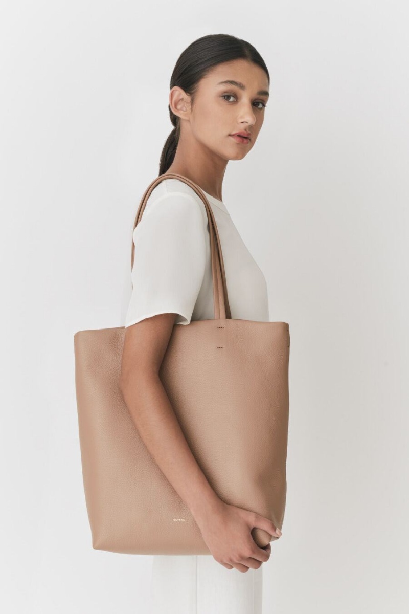 Bolso Tote Cuyana Altas Easy Mujer Kaki | MFJ3865FK