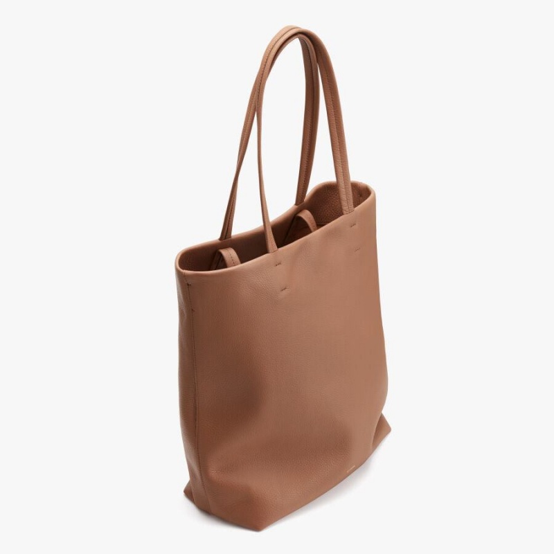 Bolso Tote Cuyana Altas Easy Mujer Marrones | JLG1968ZK