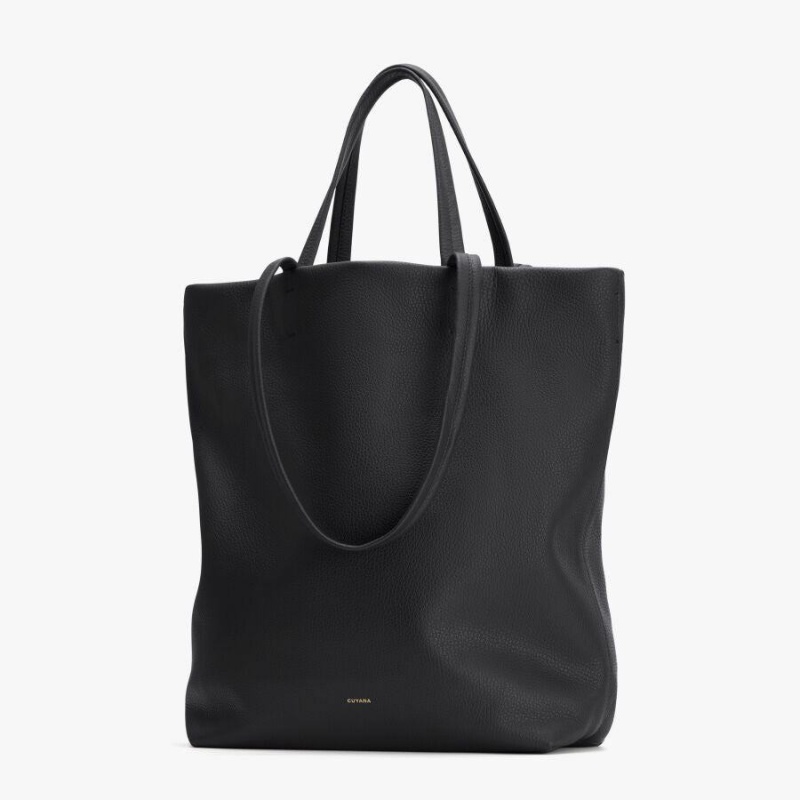 Bolso Tote Cuyana Altas Easy Mujer Negras | NZE681YN