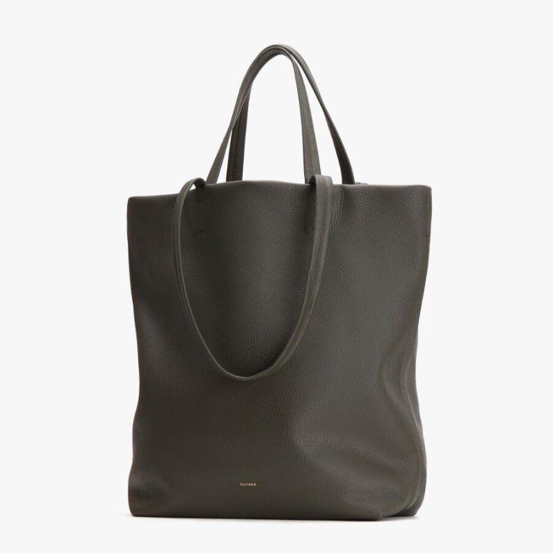 Bolso Tote Cuyana Altas Easy Mujer Verde Oscuro | PMK743IZ