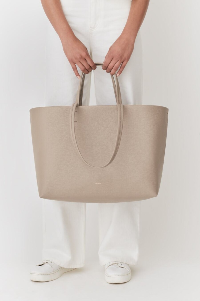 Bolso Tote Cuyana Classic Easy Mujer Gris | TWM7147IM