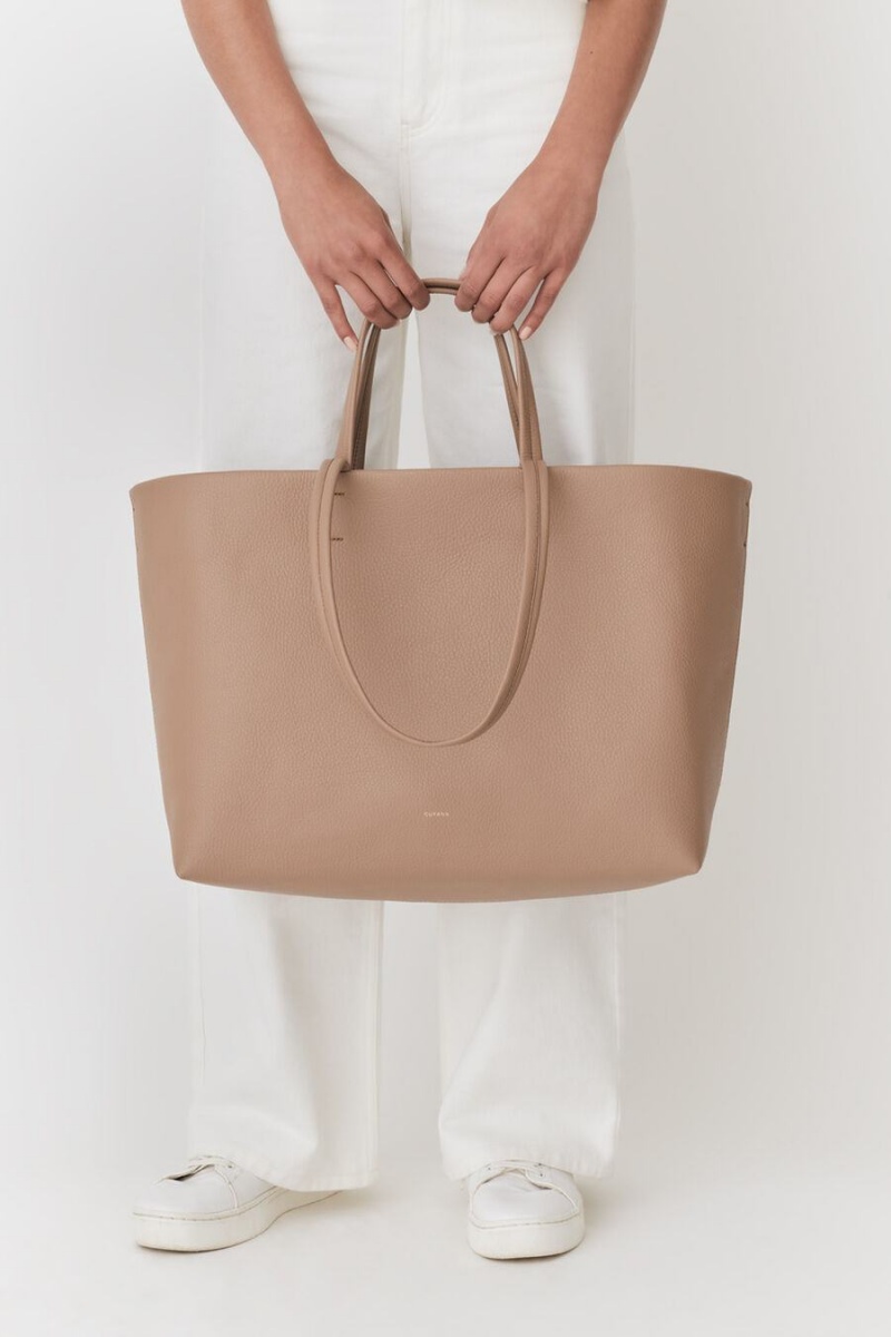 Bolso Tote Cuyana Classic Easy Mujer Kaki | NRS7167VJ