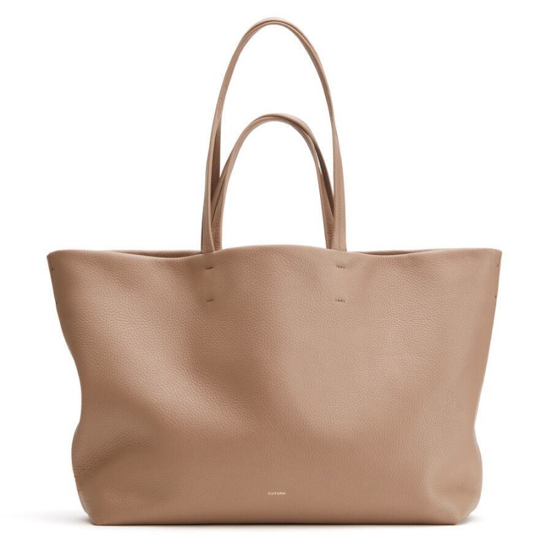 Bolso Tote Cuyana Classic Easy Mujer Kaki | NRS7167VJ