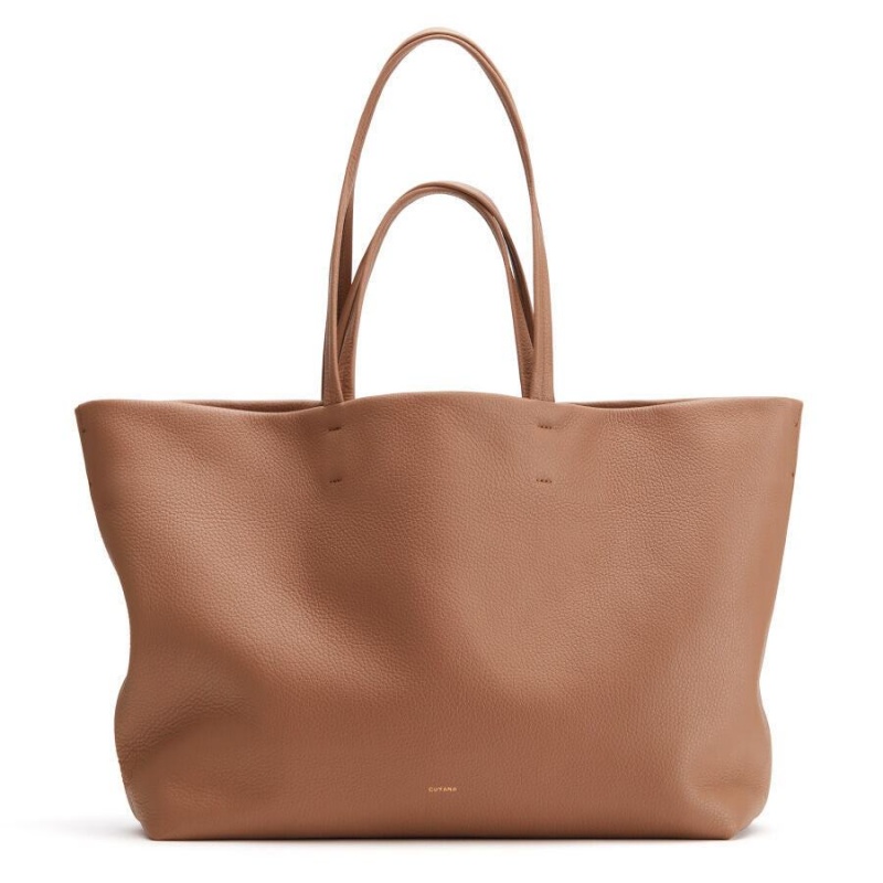 Bolso Tote Cuyana Classic Easy Mujer Marrones | VYB6091KV