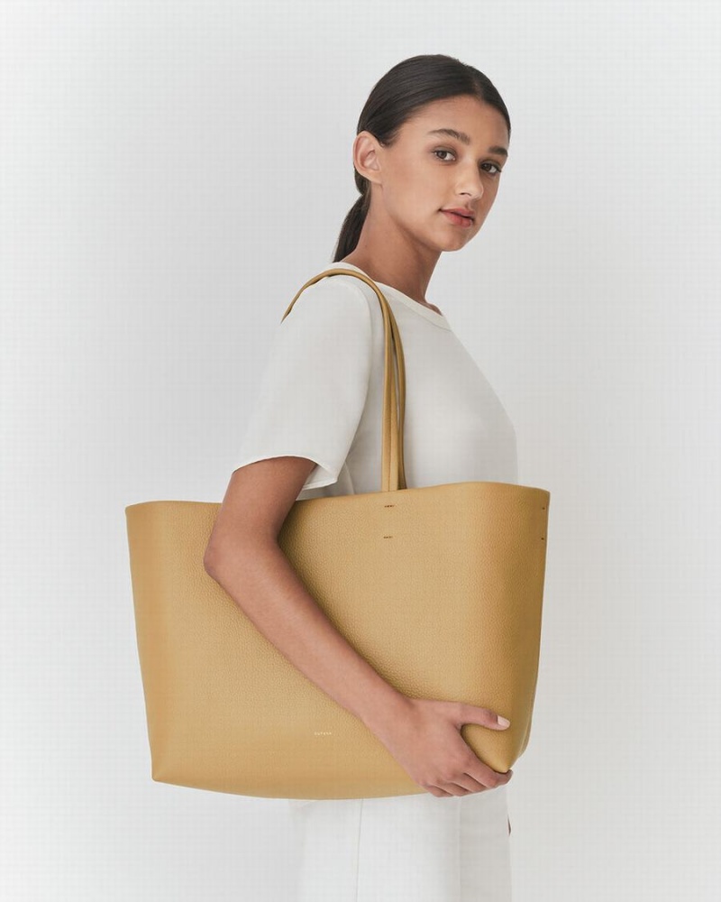 Bolso Tote Cuyana Classic Easy Mujer Marrones Claro | XKD97100DB
