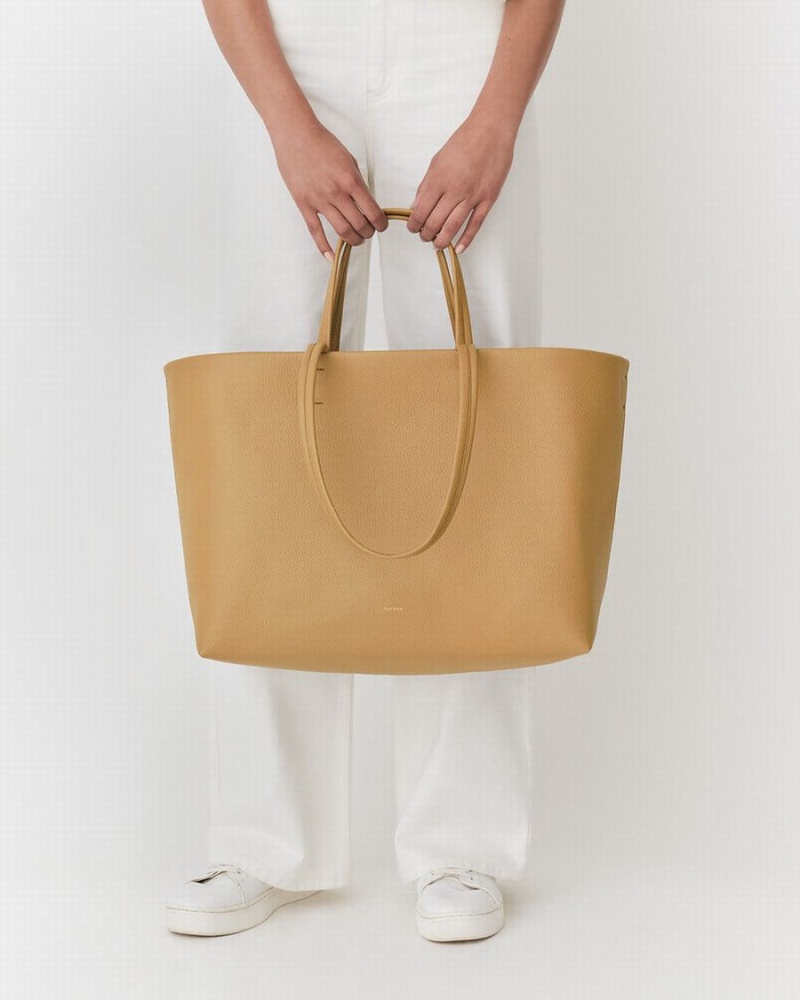 Bolso Tote Cuyana Classic Easy Mujer Marrones Claro | XKD97100DB
