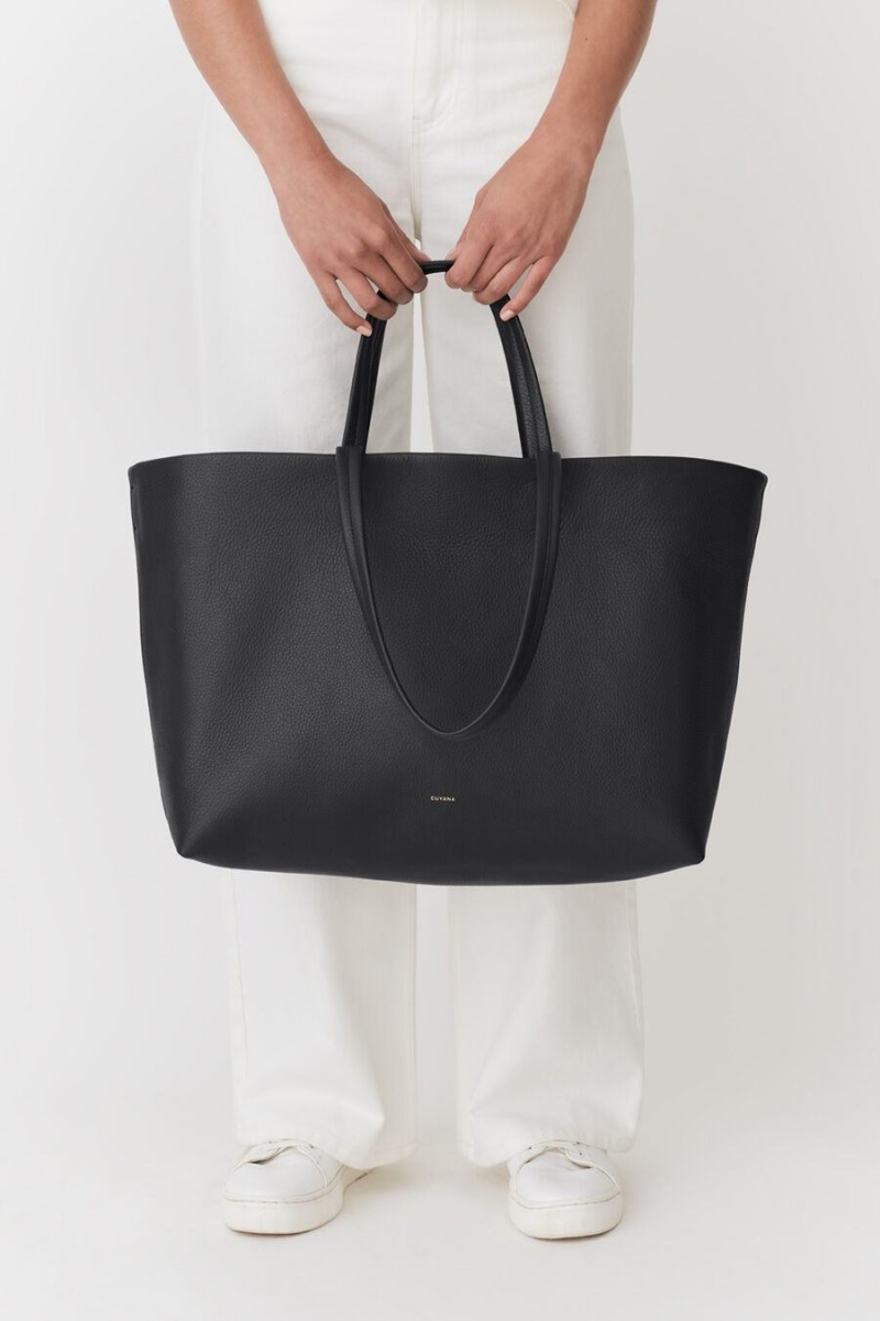 Bolso Tote Cuyana Classic Easy Mujer Negras | PBE844HP