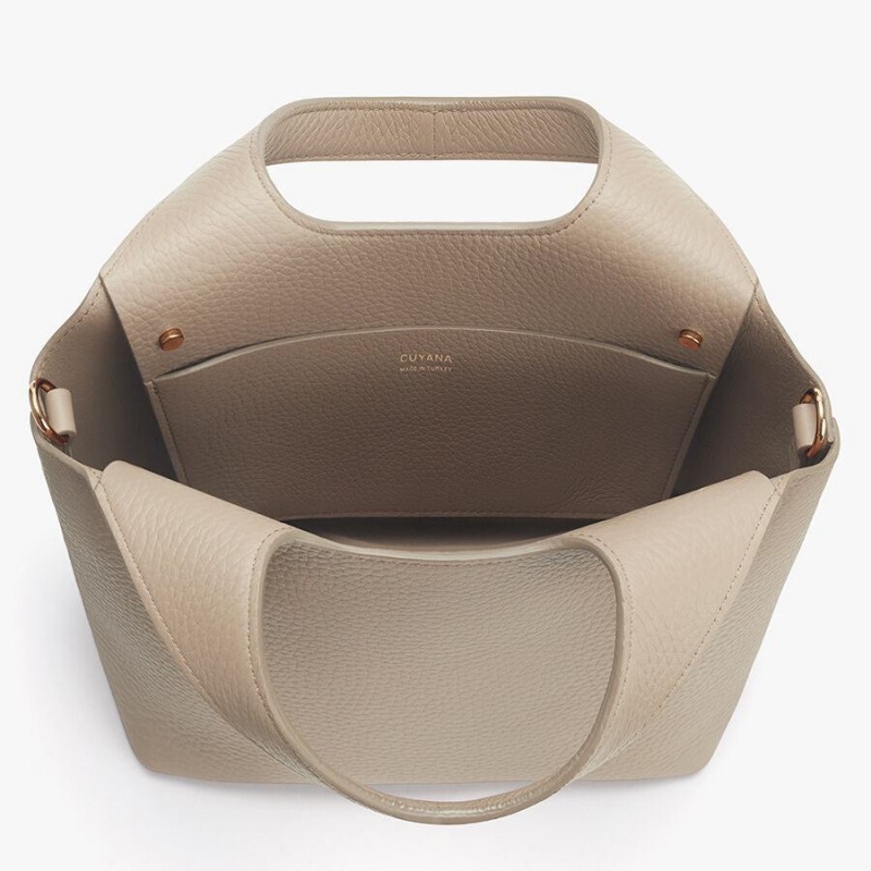 Bolso Tote Cuyana Mini System Mujer Gris | BPH9725UJ