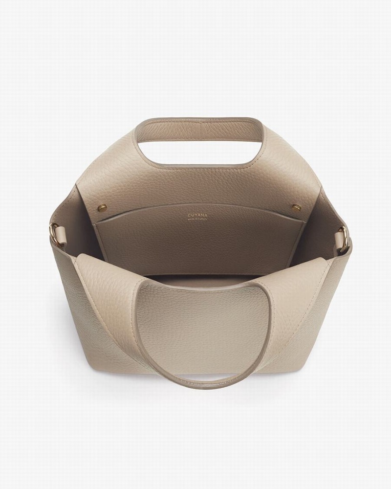 Bolso Tote Cuyana Mini System Mujer Gris | PAH7977UU