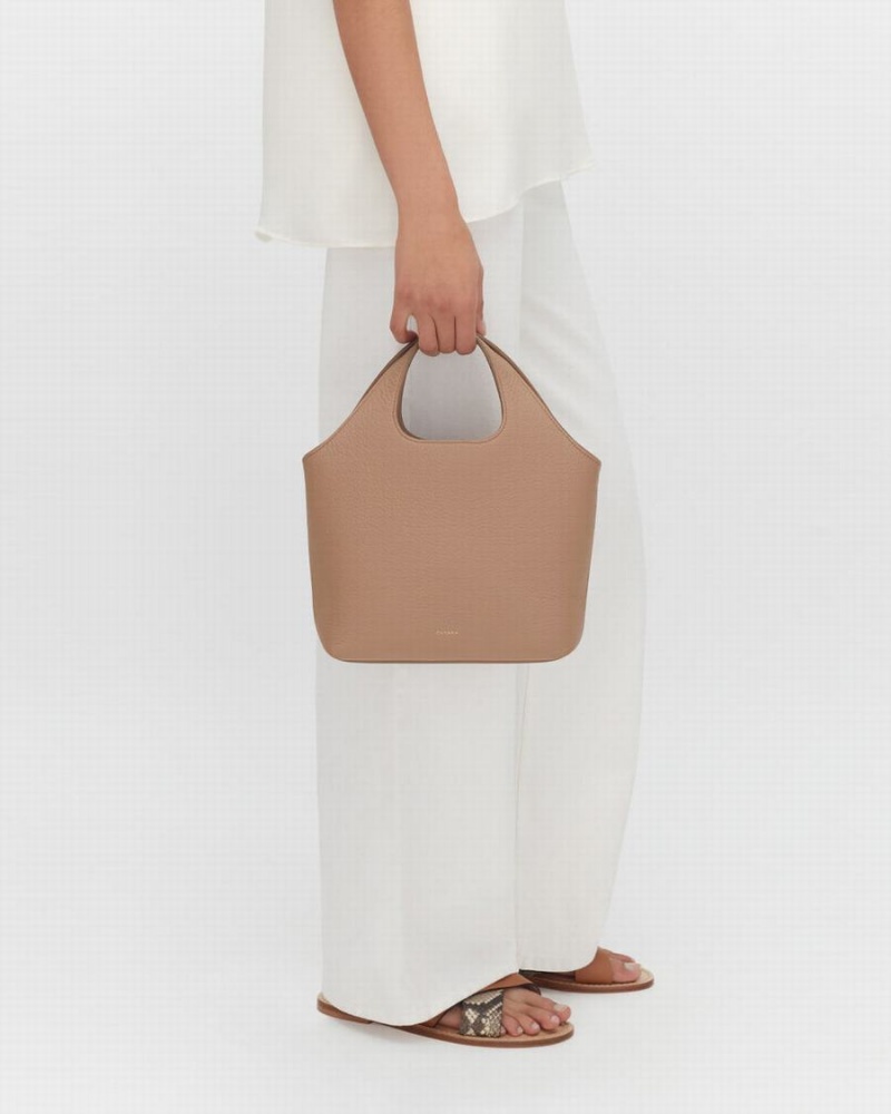 Bolso Tote Cuyana Mini System Mujer Kaki | WGN4771TY