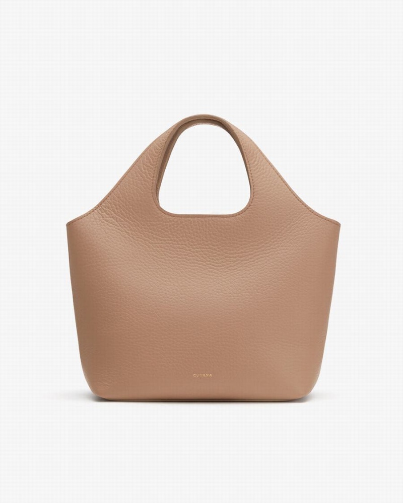 Bolso Tote Cuyana Mini System Mujer Kaki | WGN4771TY