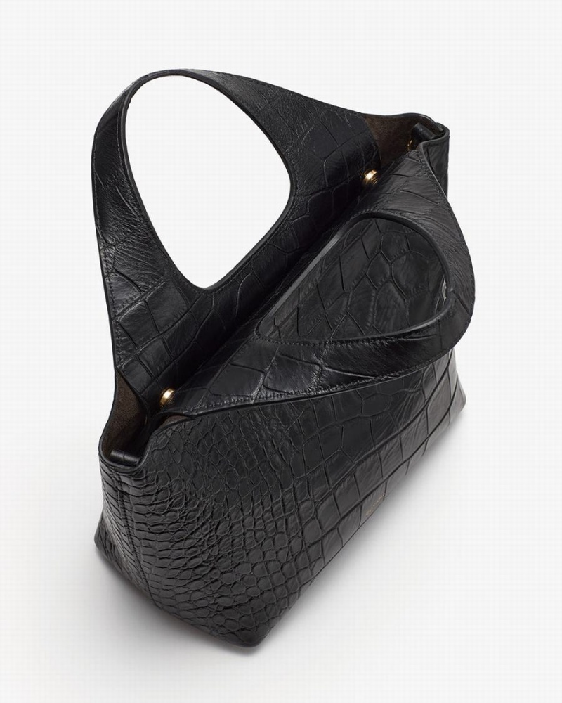 Bolso Tote Cuyana Mini System Mujer Negras | VOZ8520XZ