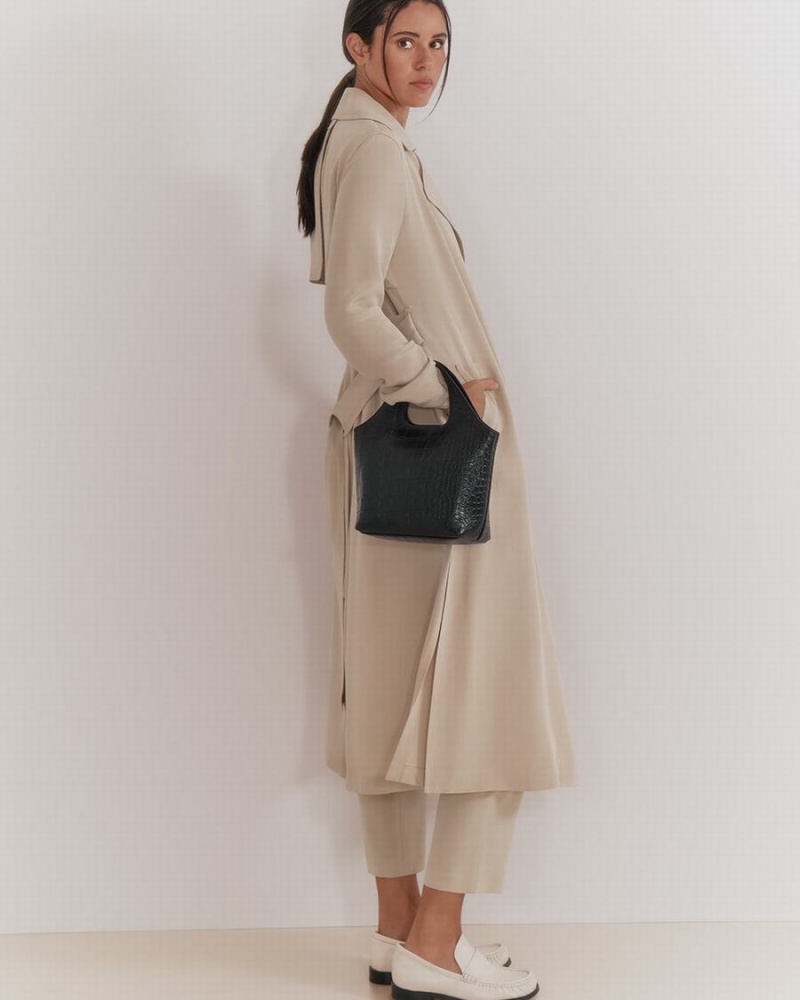 Bolso Tote Cuyana Mini System Mujer Negras | VOZ8520XZ