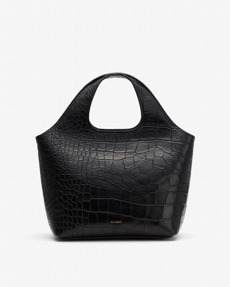 Bolso Tote Cuyana Mini System Mujer Negras | VOZ8520XZ