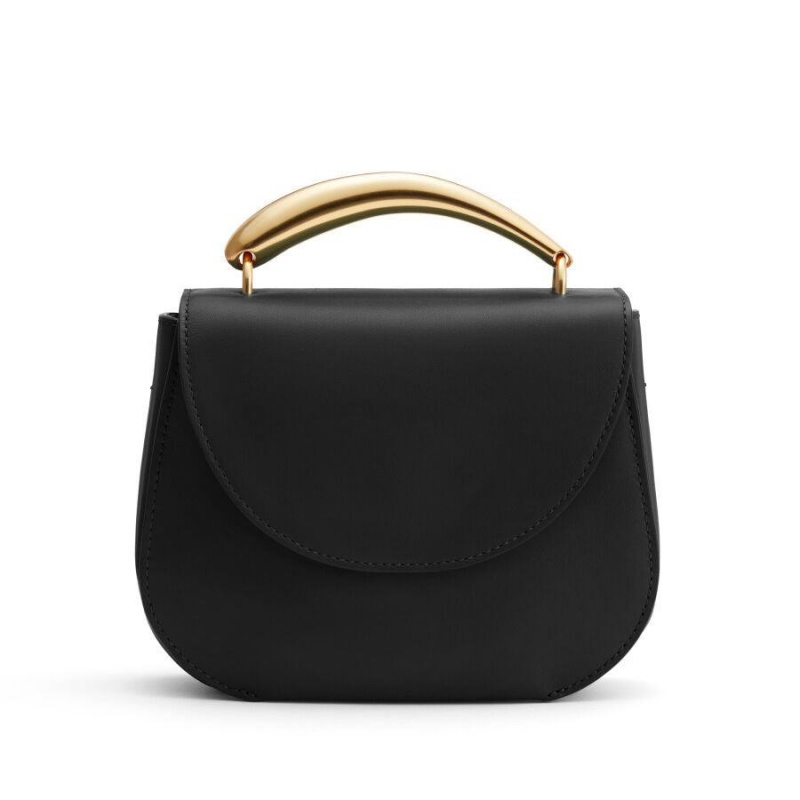 Bolso Tote Cuyana Sculpted Handle Mujer Negras | KAL8452FV