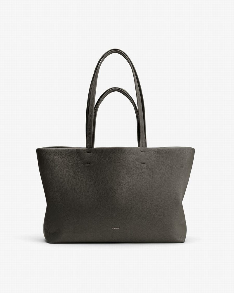Bolso Tote Cuyana Small Easy Mujer Verde Oscuro | KMB5130NO