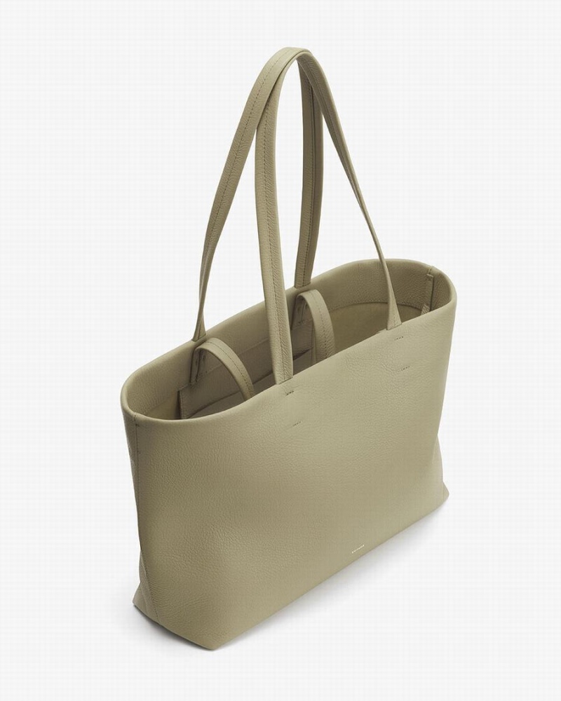 Bolso Tote Cuyana Small Easy Mujer Verde | EXI1253WA