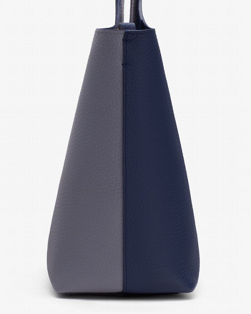 Bolso Tote Cuyana System Mujer Azul Marino | OJG530VW