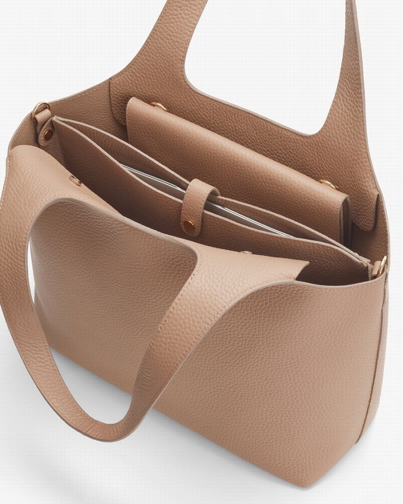 Bolso Tote Cuyana System Mujer Kaki | IOJ278RK